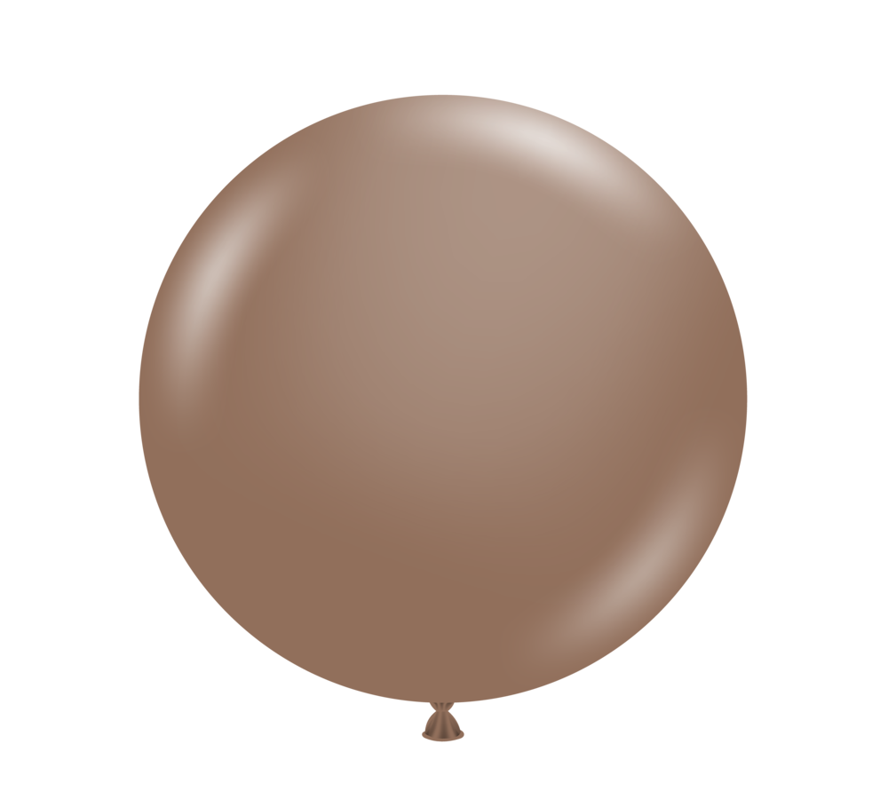 24" Latex Balloons #42 Tuf-Tex® Cocoa: 25 Count 