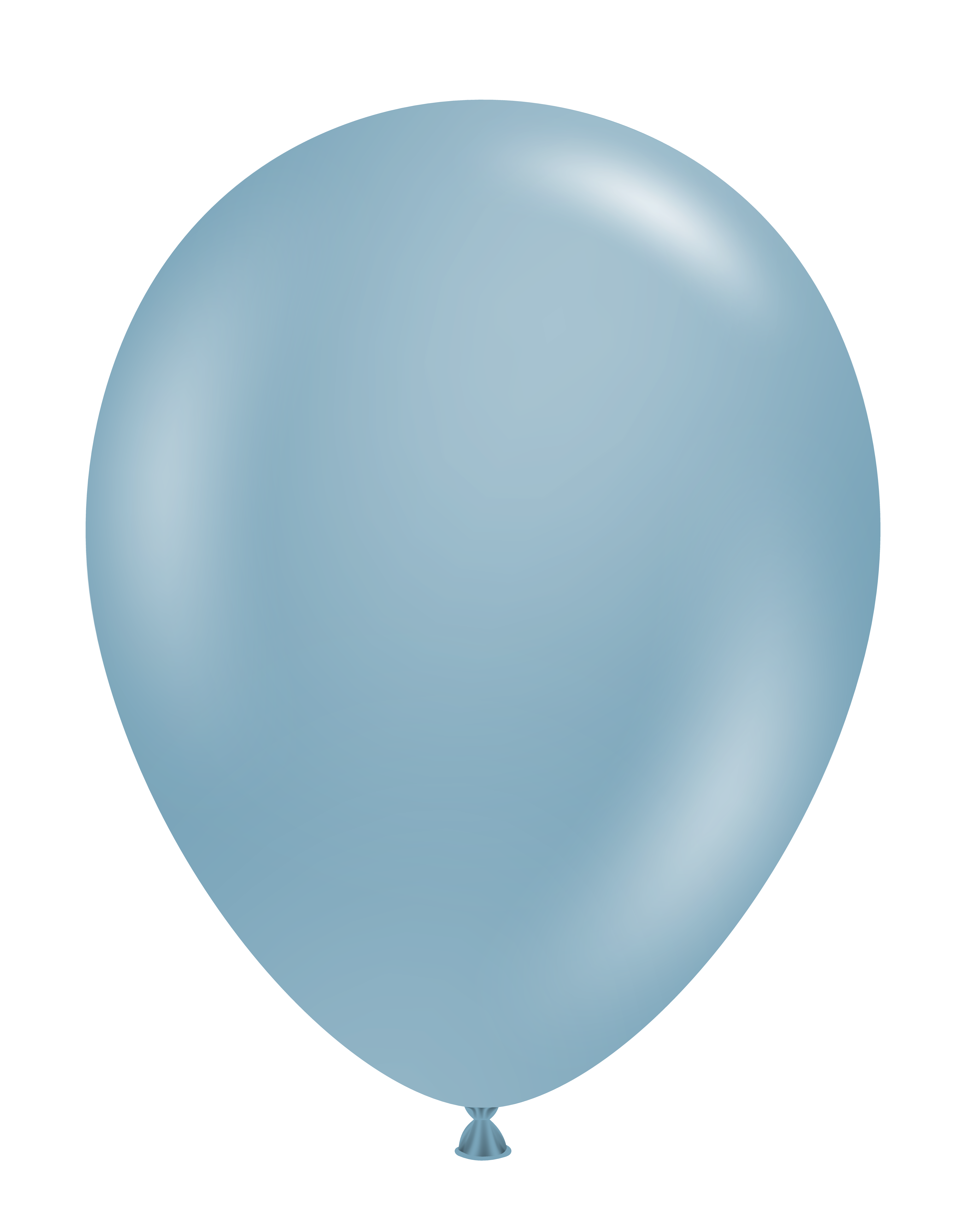 5" Latex Balloons #65 Tuf-Tex® Blue Slate: 50 Count