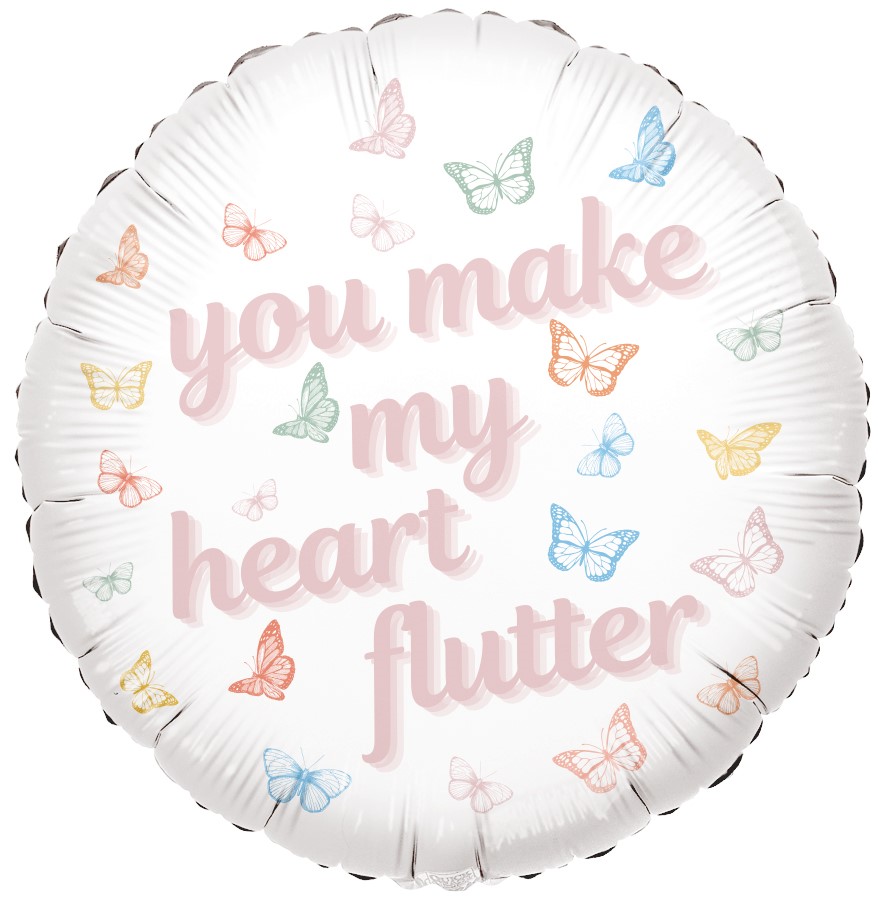 18" #78309 Lovely Feeling (Butterfly Imprint) Mylar (Single Pack)