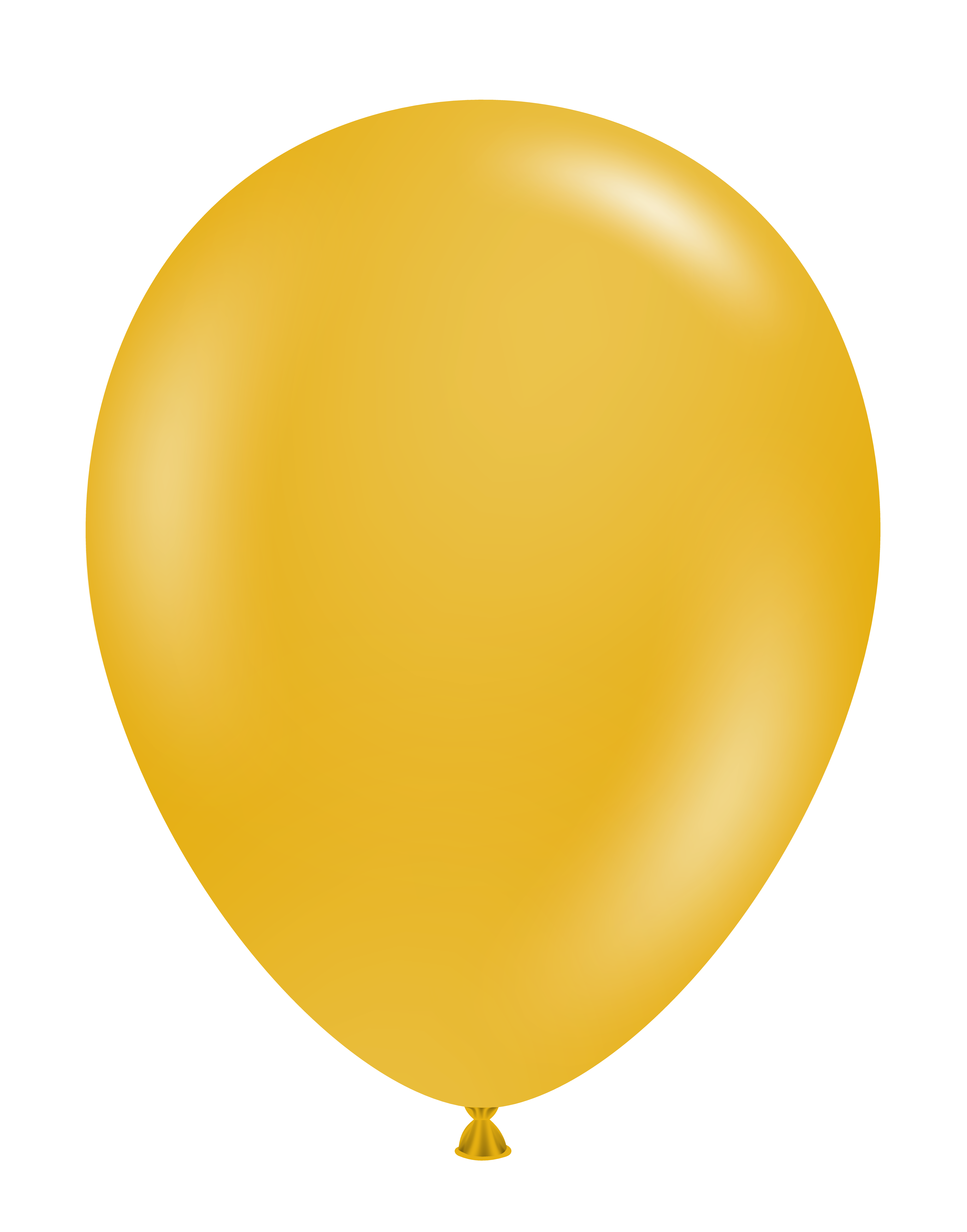 11" Latex Balloons #24 Tuf-Tex® Mustard: 144 Count