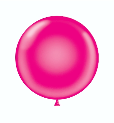 17" Latex Balloons #16 Tuf-Tex® Crystal Magenta: 50 Count 