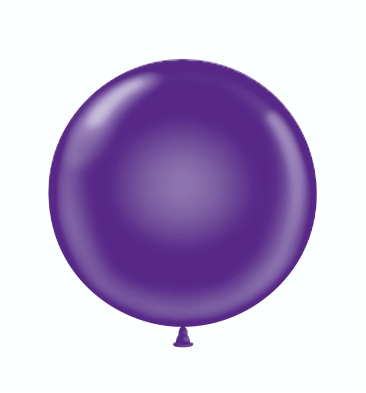 17" Latex Balloons #17 Tuf-Tex® Crystal Purple: 50 Count 