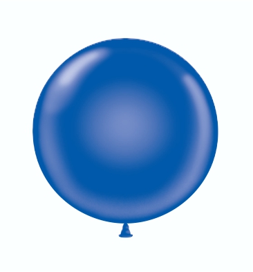 17" Latex Balloons #18 Tuf-Tex® Crystal Sapphire Blue: 50 Count 