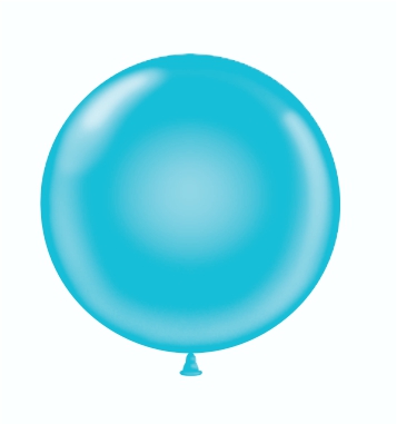 17" Latex Balloons #49 Tuf-Tex® Turquoise: 50 Count 