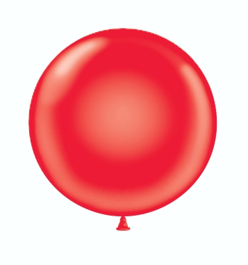 36" Latex Balloon #19 Tuf-Tex® Crystal Red: Single Count