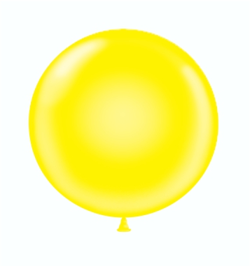 36" Latex Balloon #09 Tuf-Tex® Standard Yellow: Single Count