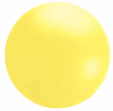 5 1/2 Ft Yellow Cloudbuster Balloon: Single Count