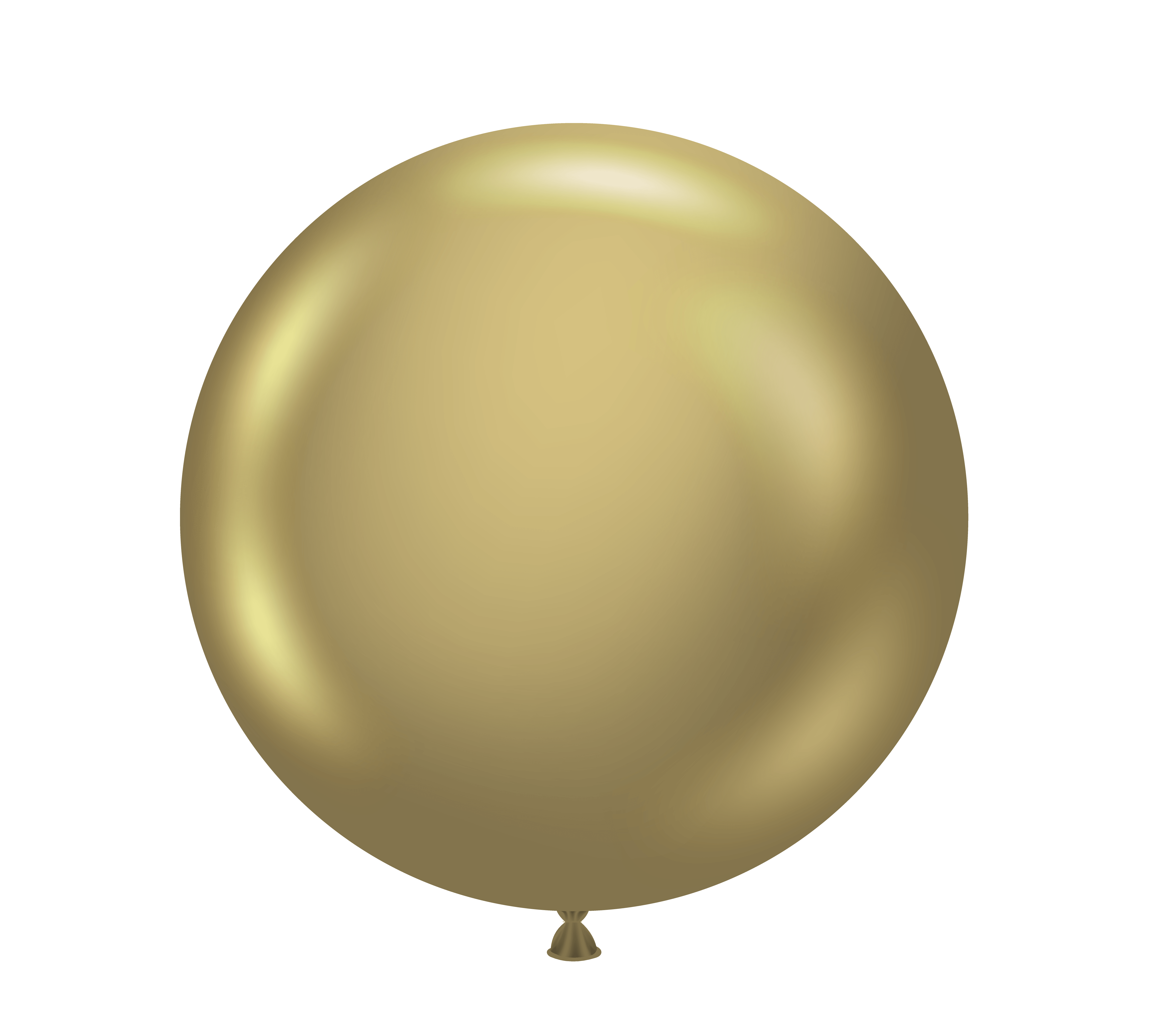 36" Latex Balloons #71Tuf-Tex® Golden Chrome: Single Count  