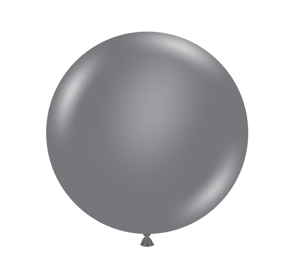 36" Latex Balloons #80 Tuf-Tex® Gray Smoke: Single Count
