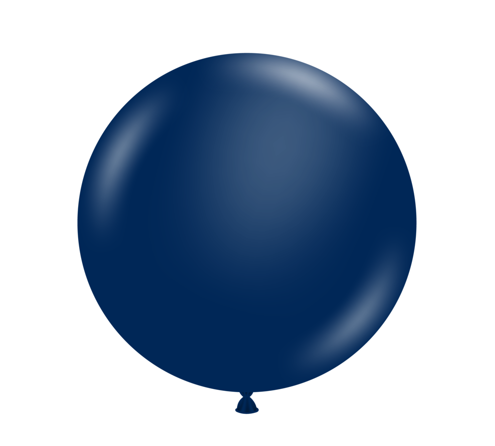 17" Latex Balloons #51 Tuf-Tex® Midnight Blue: 50 Count 