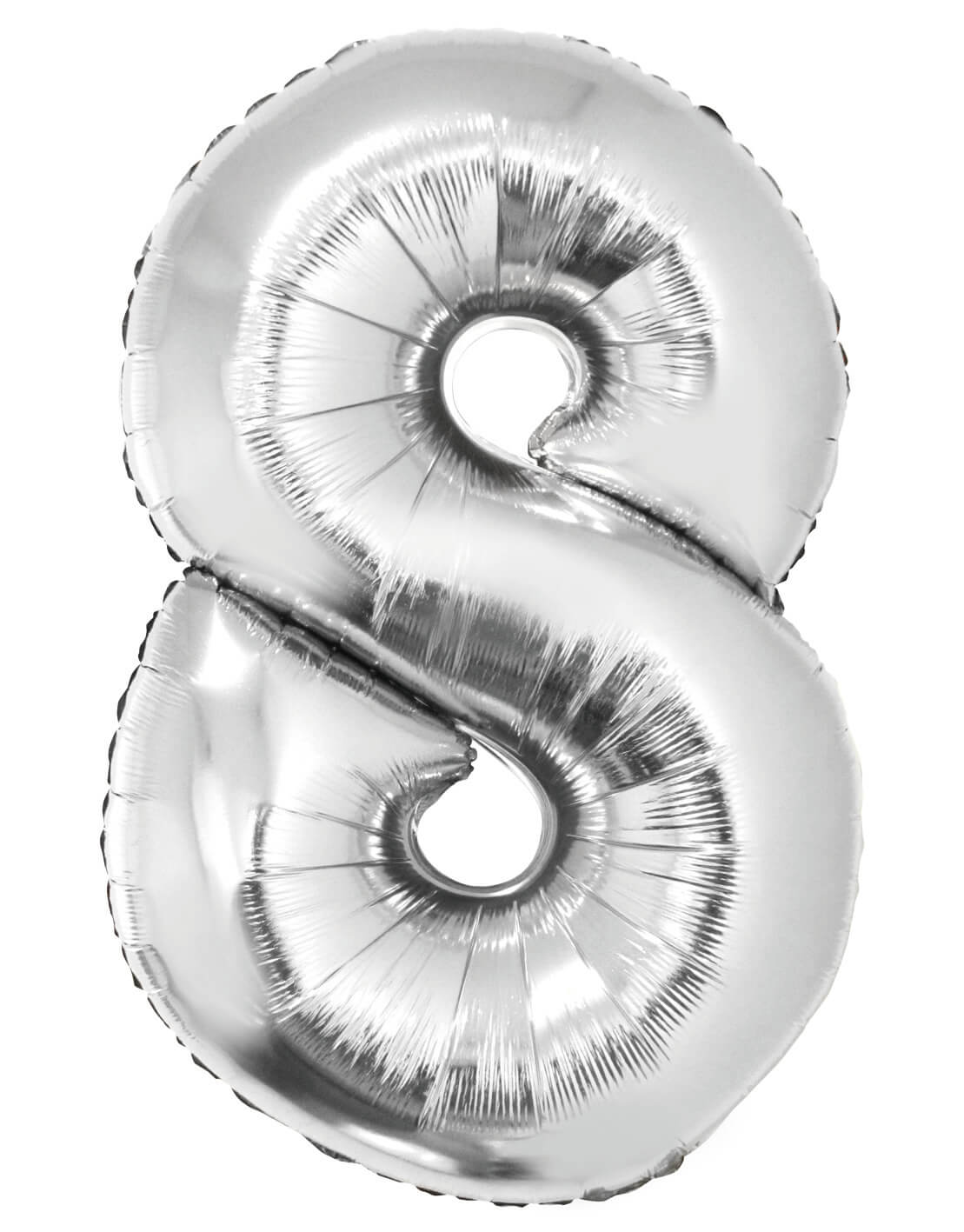 36" Mylar Silver Number 8