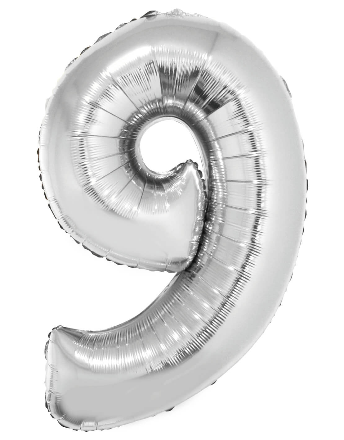 38" Mylar Silver Number 9