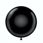 24" Latex Balloons #78 Tuf-Tex® Black: 25 Count